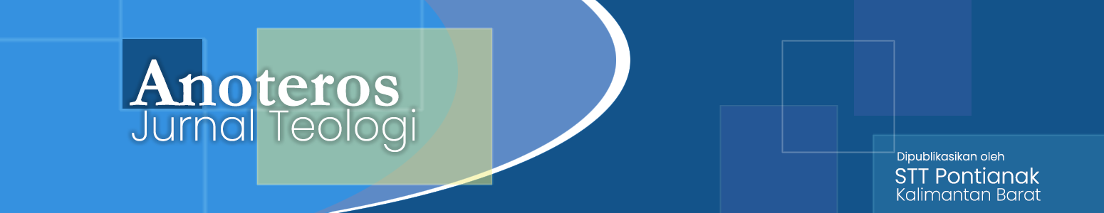 Anoteros: Jurnal Teologi